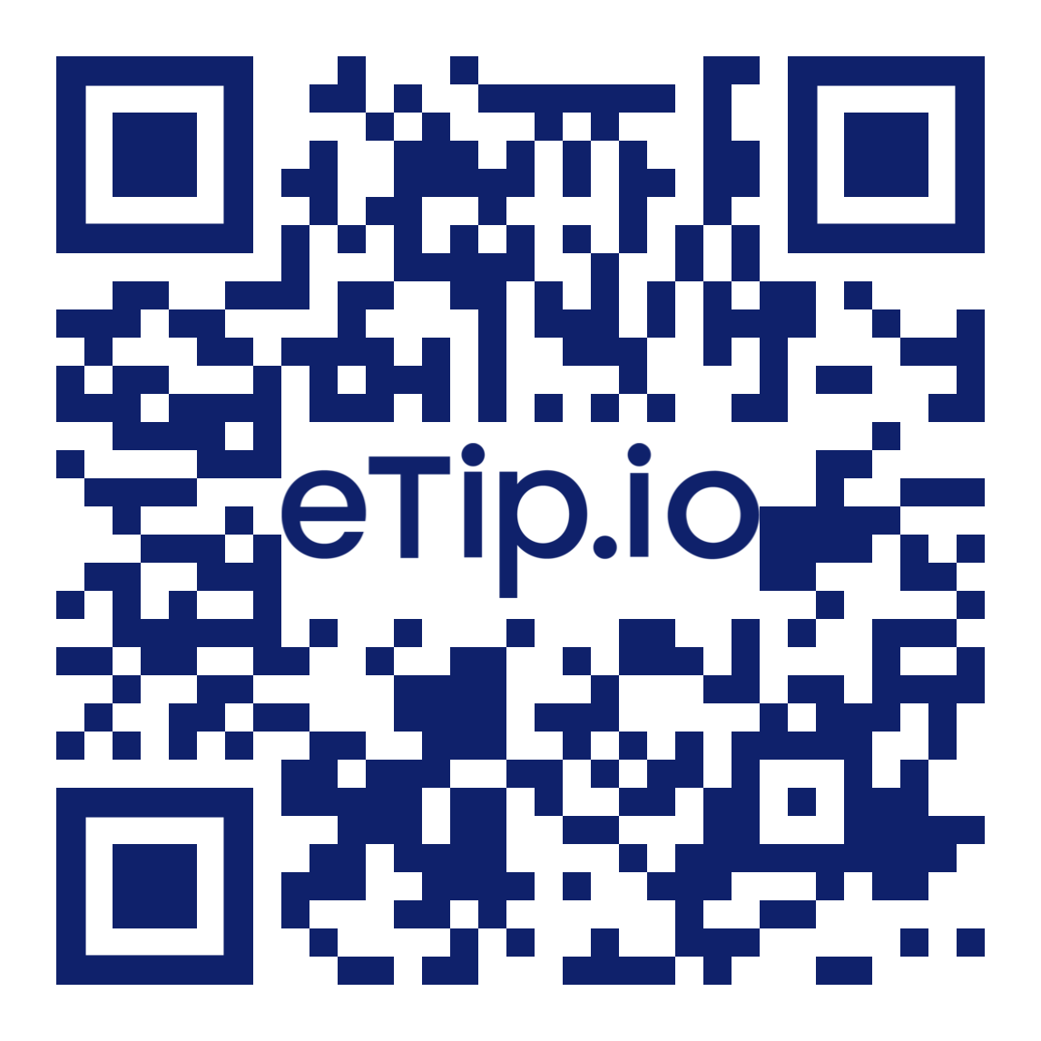Scan QR code to download eTip app