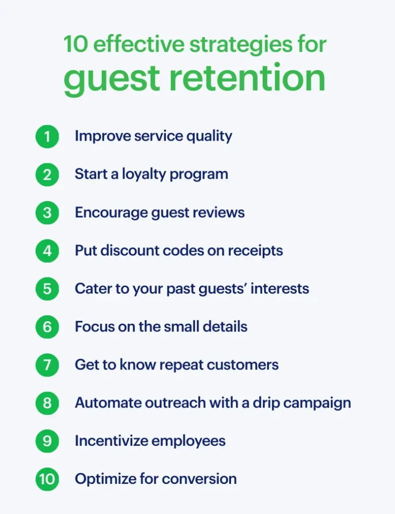 top 10 guest retention strategies