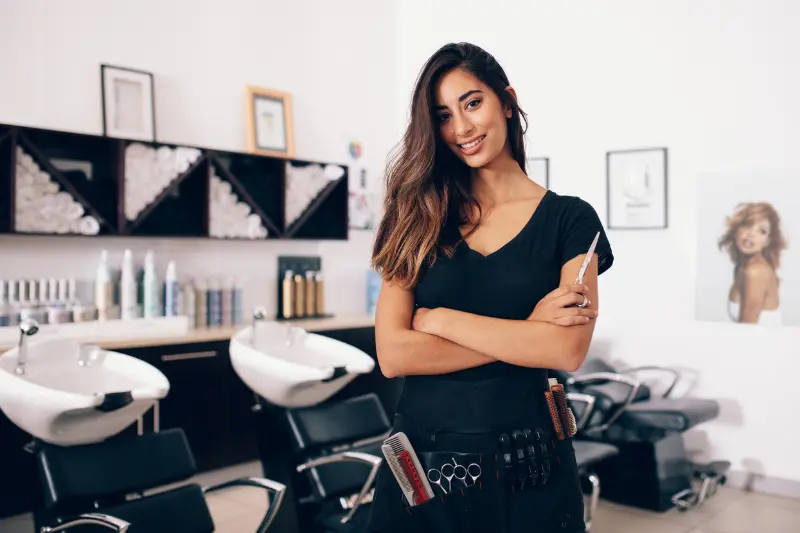 mobile tipping at a salon