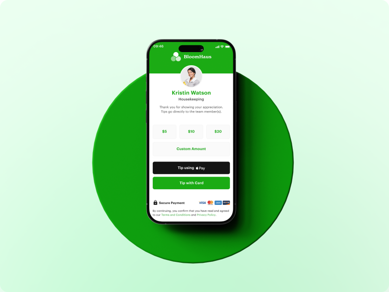 hotel digital tipping