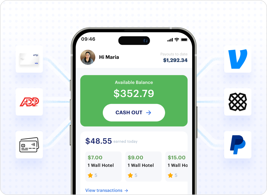 Instant & direct tip payouts